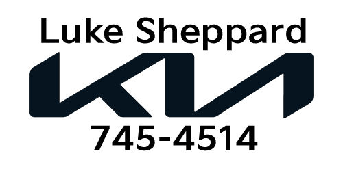 black luke sheppard kia logo with phone number