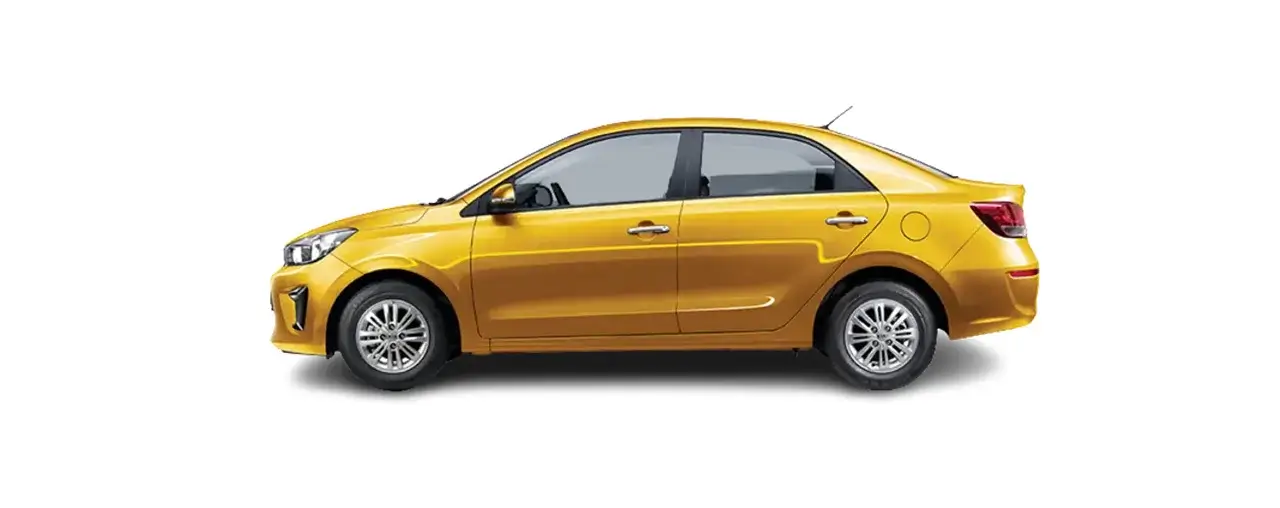 kia soluto yellow colour