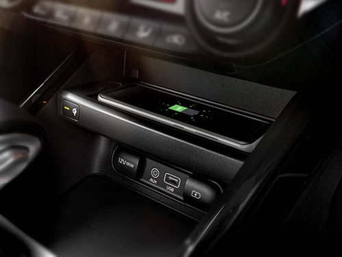 kia cerato wireless charging feature