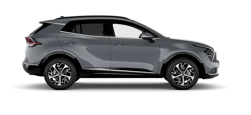 kia sportage lunar silver exterior colour