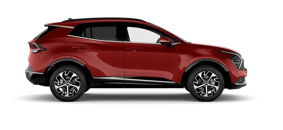 kia sportage infra red exterior colour