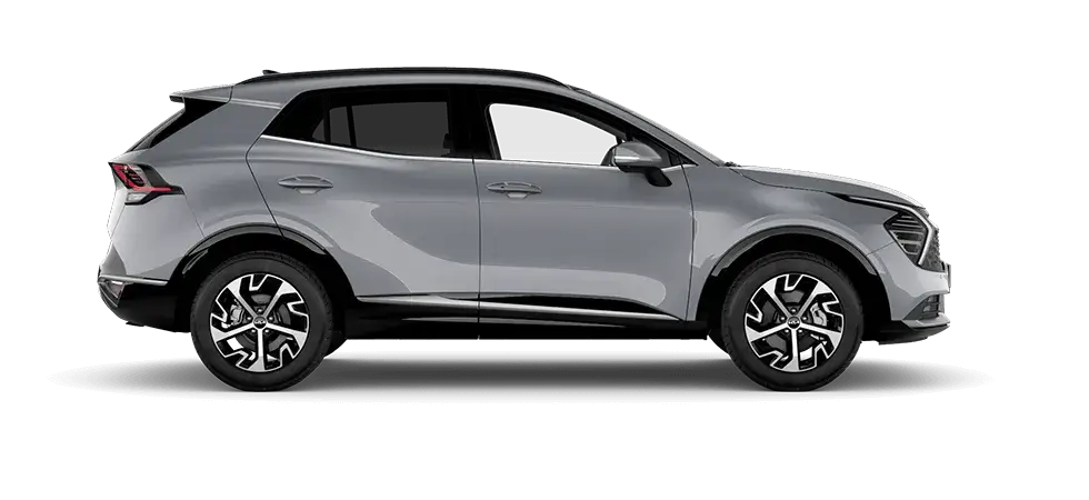 kia sportage sparkling silver exterior colour