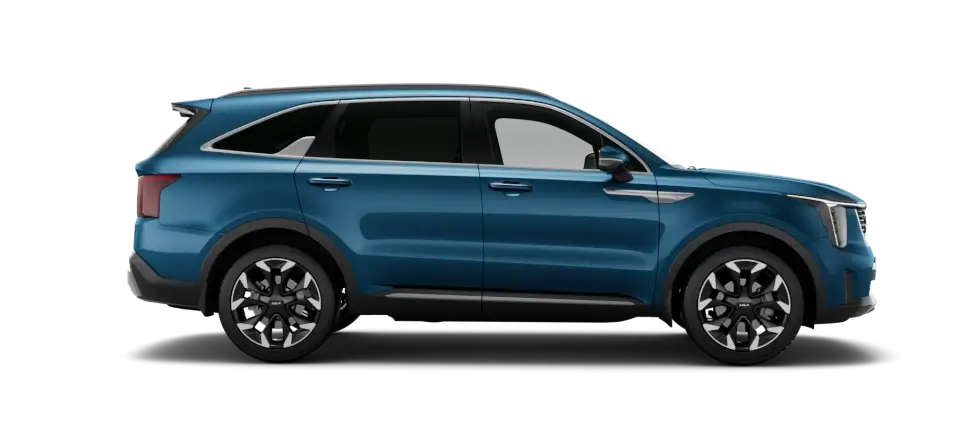 kia sorento mineral blue exterior colour