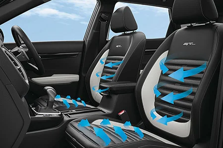 kia seltos ventilated cooling seats feature