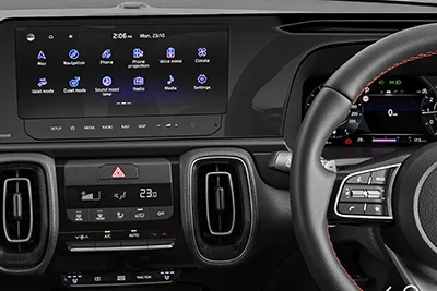 kia sonet infotainment system